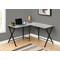 Monarch Specialties Computer Desk, Home Office, Corner, 55"L, L Shape, Work, Laptop, Metal, Laminate, Grey, Black I 7196 - alternate 5